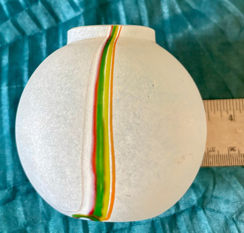 Vintage Kosta Boda Bertil Vallien Rainbow Mini Art Glass Vase Sweden MCM