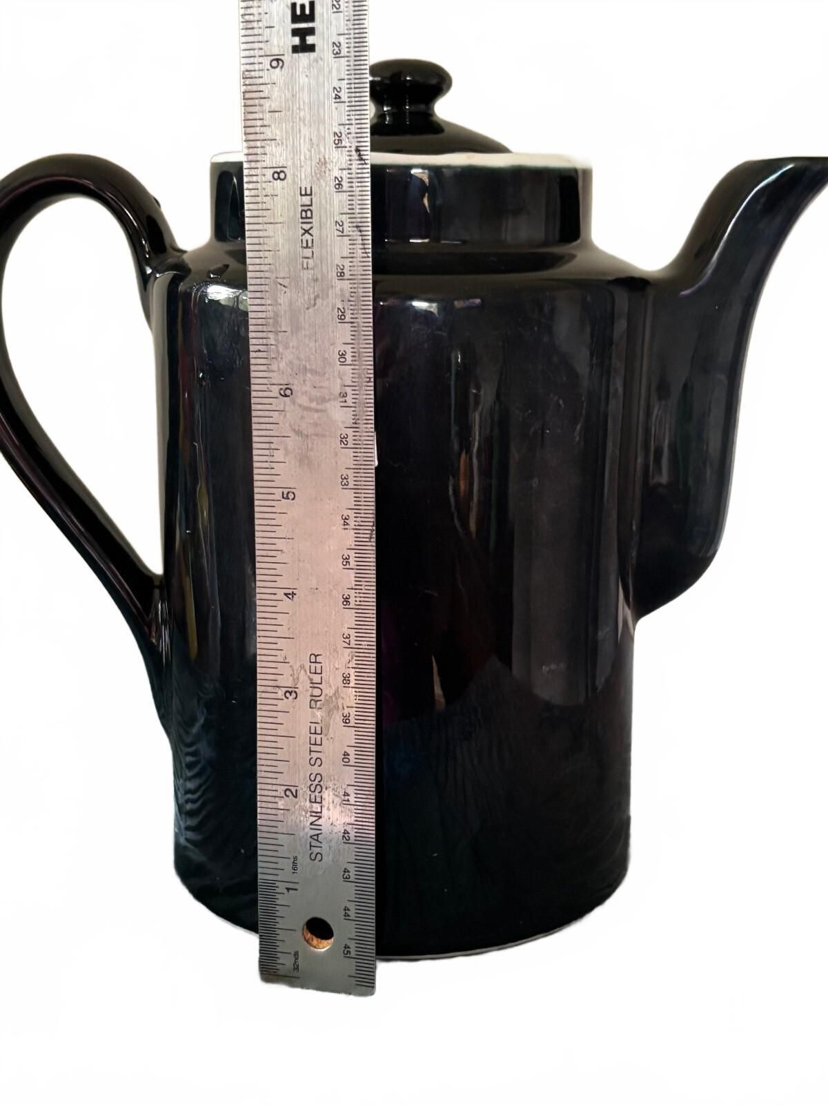 Vintage Shenango China Black Coffee Pot Restaurant Ware New Castle PA USA