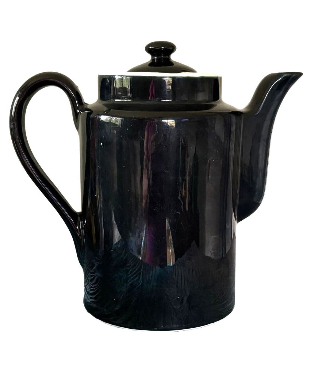 Vintage Shenango China Black Coffee Pot Restaurant Ware New Castle PA USA